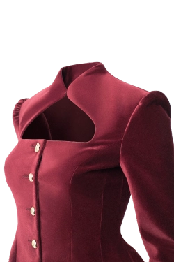 “Velvet moon” Жакет приталенный из шелковистого бархата