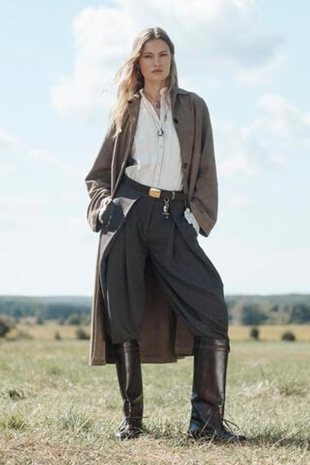 ZARA ПАЛЬТО ИЗ 100% КОЖИ, ШОКОЛАДНЫЙ