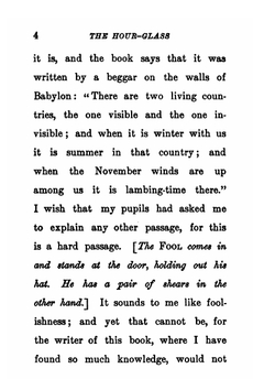The hour glass | W. B. Yeats