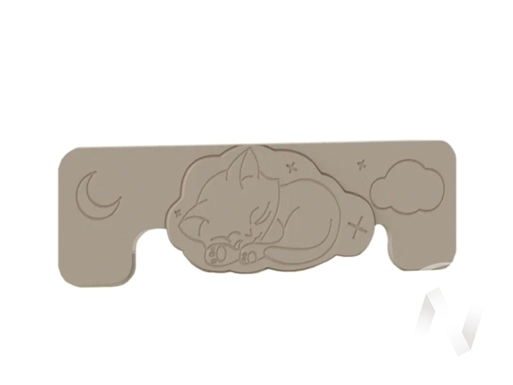 Фасад ПВХ доп деталь к кровати Детская Юниор-4 (шарли мокко)