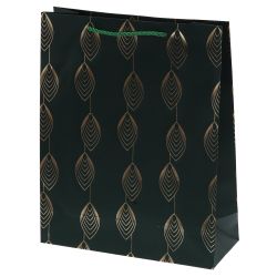 GAEM Пакет подарочный M (бумага 210г/м2, блок микс 12шт), L25,5 W10 H32 см, 4в.