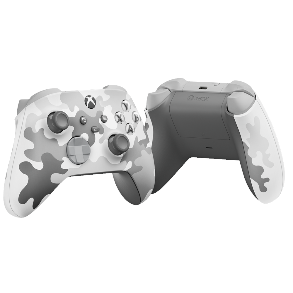 Беспроводной геймпад Microsoft Xbox Wireless Controller, Arctic Camo (Белый)