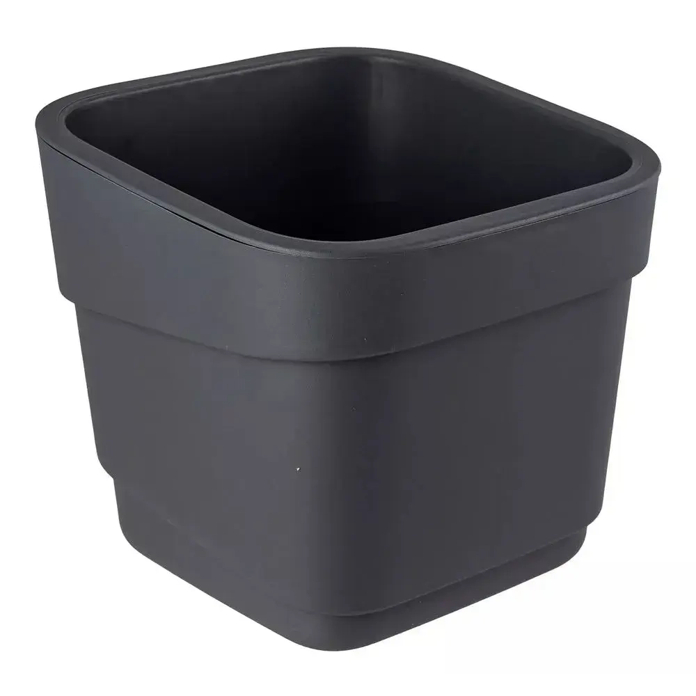 Горшок для цветов фактурный Hills 7л (d221, h207мм)(серый)