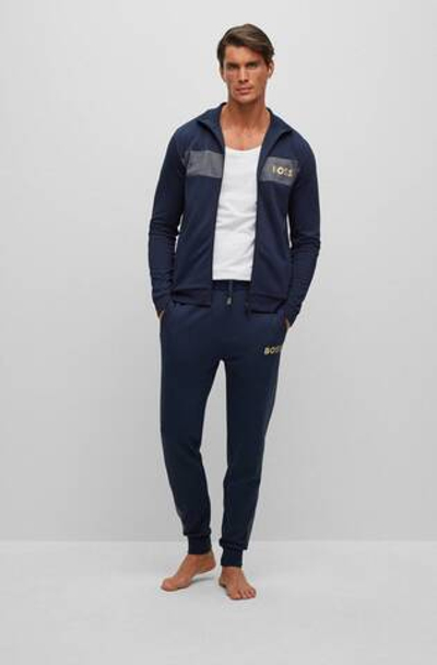 Худи Tracksuit Jacket BOSS BLACK - темно-синий(50503040)