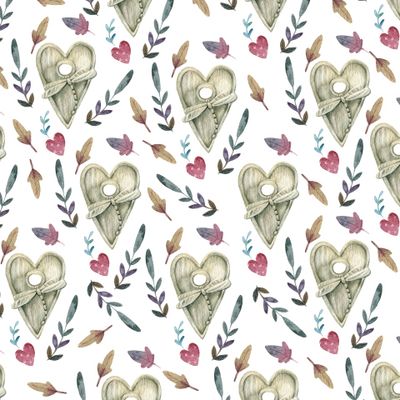 Сердечки со стрекозой