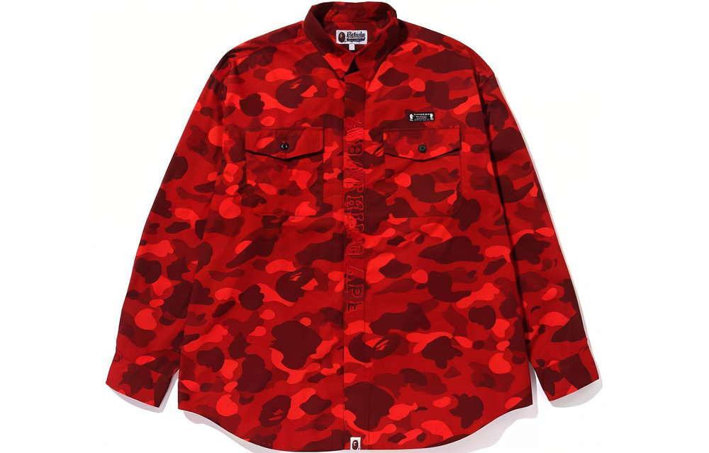A Bathing Ape Color Camo Cpo Shirt