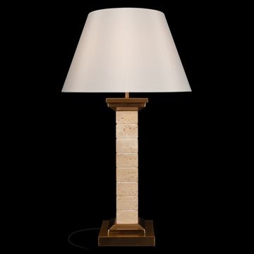Настольная лампа 1*Е27 10442T/A бронза/белый Limestone LOFT IT