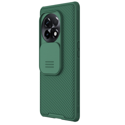 Чехол зеленого цвета с защитной шторкой для задней камеры от Nillkin для OnePlus Ace 2 и 11R, серия CamShield Pro
