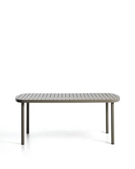 Уличный стол Joncols из алюминия с бежевой отделкой 180 x 90 см