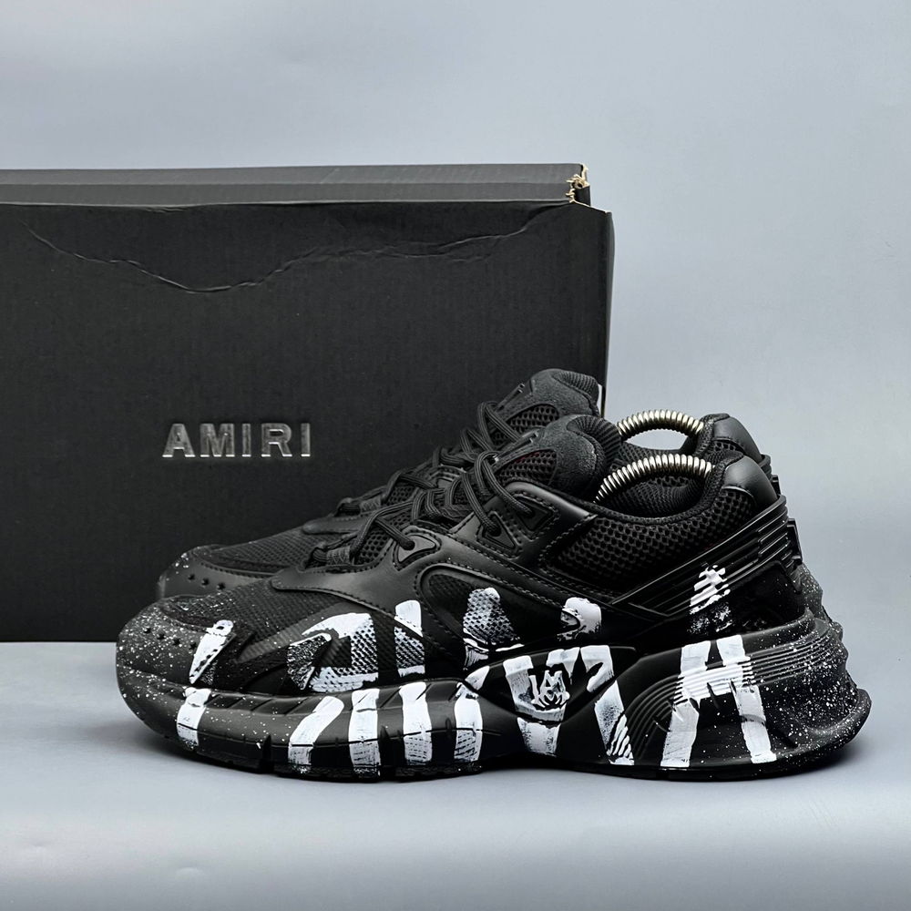 Кроссовки Amiri #614 (чёрн.)