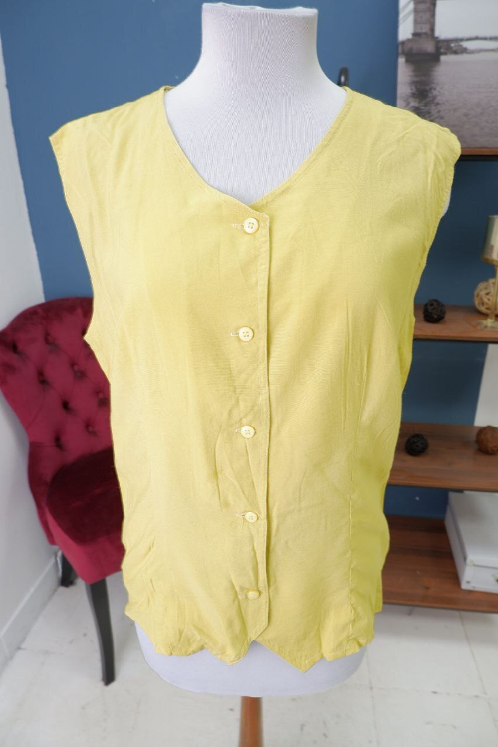 Блузка Rene Fabian желтая 46 размер