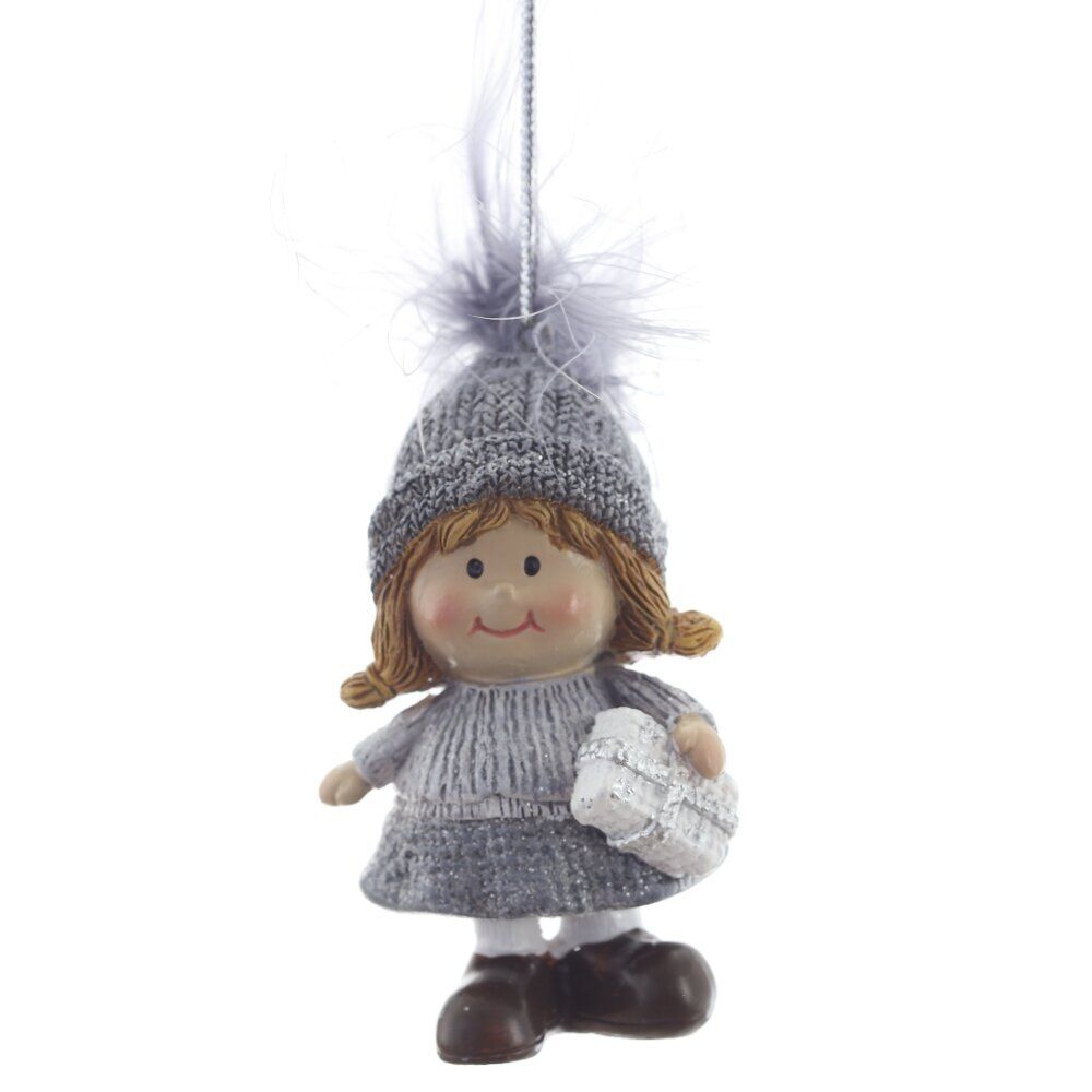 GAEM Фигурка декоративная подвесная "Дети", L4 W3 H7,5 см, 2в.