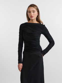 ЛОНГСЛИВ С ДЕКОРАТИВНЫМИ ШВАМИ