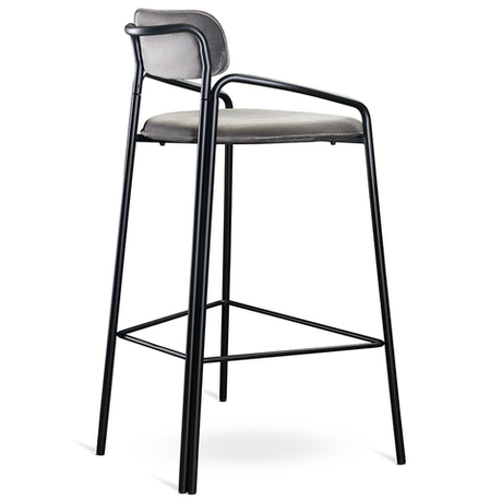 Стул барный Latitude Ror Round черный/серый