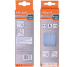 КЛЕЕВЫЕ СТЕРЖНИ STURM! Д/ПИСТОЛЕТА 7.5Х150ММ ПРОЗРАЧНЫЕ 6ШТ 7010-05-06S