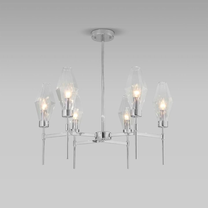 Подвесная люстра Eurosvet Prism 60143/6 хром