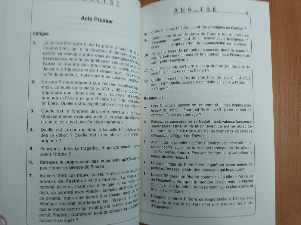 Phedre Livre (Au Coeur Du Texte)