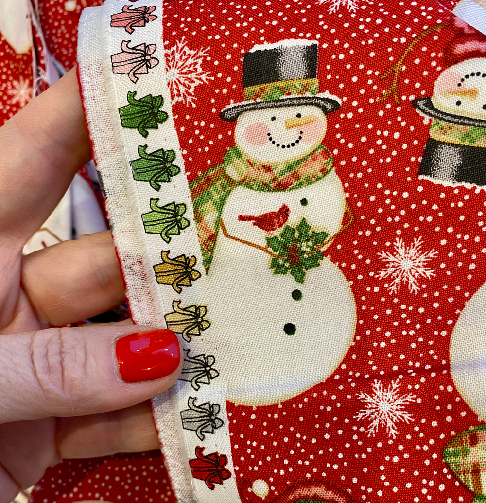 Ткань Новогодняя 100% хлопок. 45х55см. пэчворк (Италия)