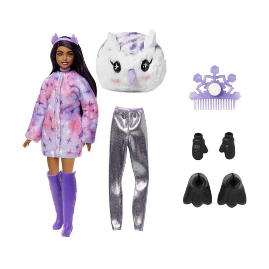 Кукла Mattel. Кукла Barbie Color Reveal милашка-проявляшка в плюшевом костюме совы