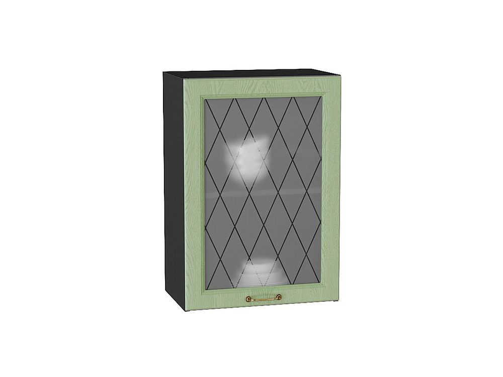 Шкаф верхний с 1-ой остекленной дверцей Ницца