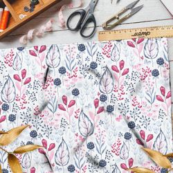 Ткань бифлекс весенний богатый букет