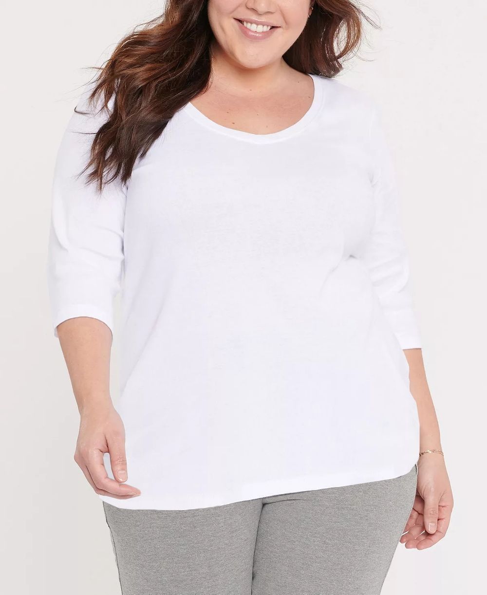 Футболка 17204 молочный в рубчик