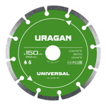 URAGAN UNIVERSAL 150 мм, диск алмазный отрезной сегментный (36705-150)