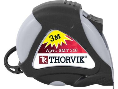 SMT316 Рулетка в обрезиненном корпусе, 3 м