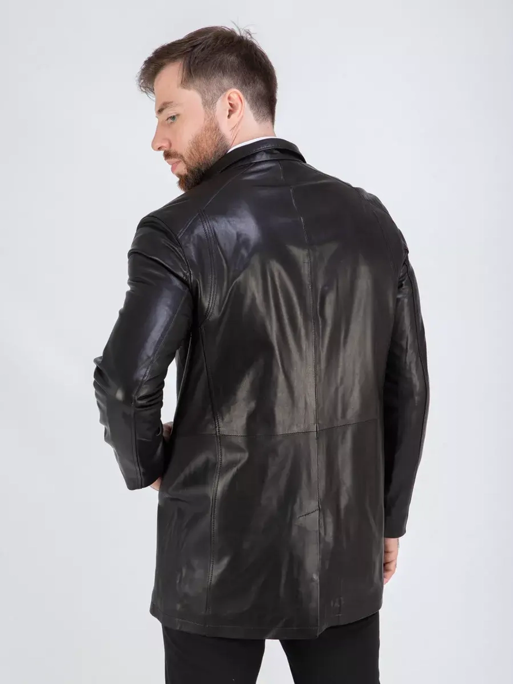 Куртка кожаная демисезонная Турция