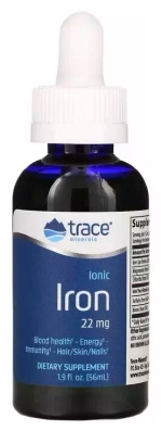 Trace Minerals ionic Iron 22mg  56ml.