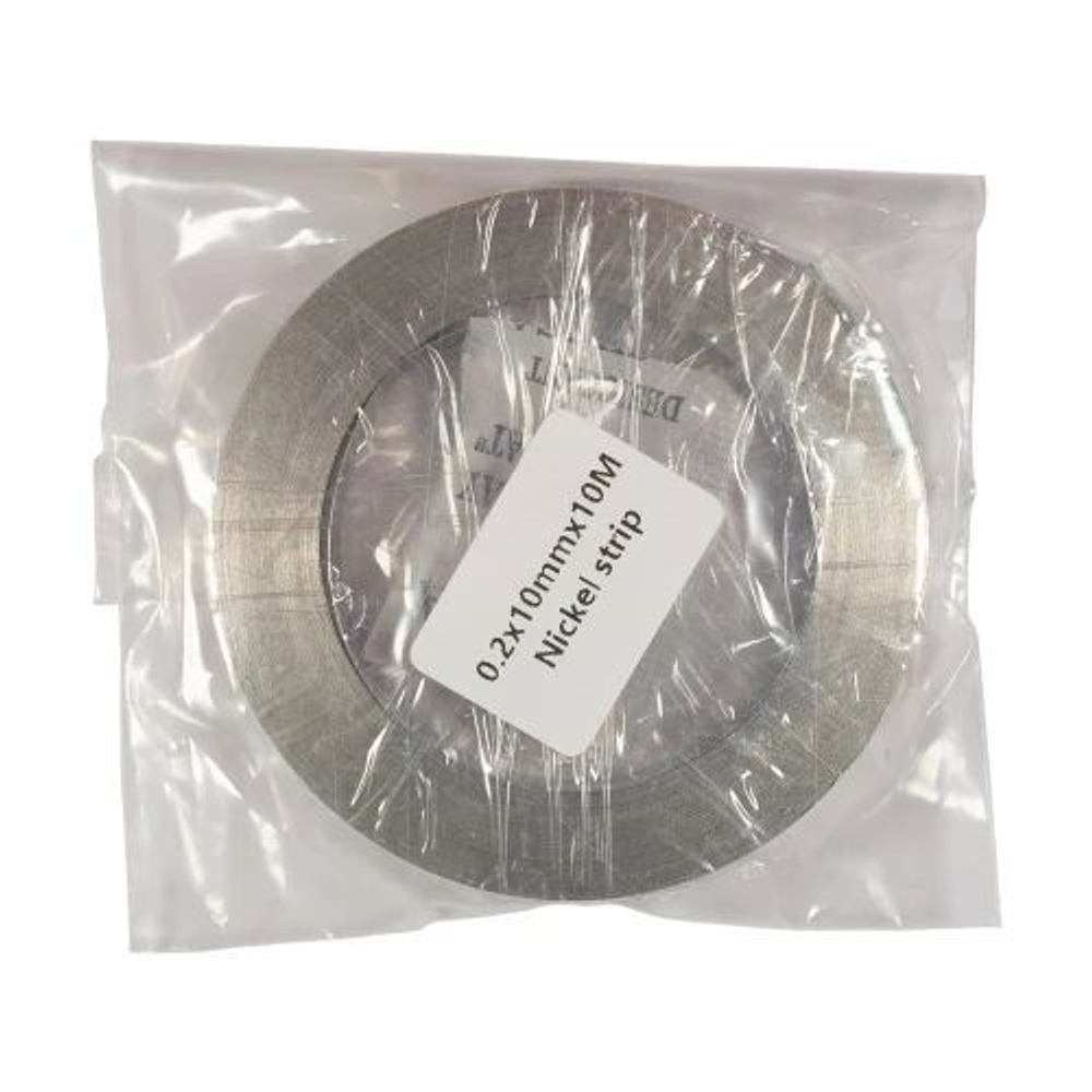 Никелированная лента для сварки и пайки аккумуляторов 0.20*10мм (10 метров)