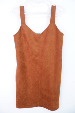 Сарафан Befree замшевый, маркировка XS, визуально на 42 размер