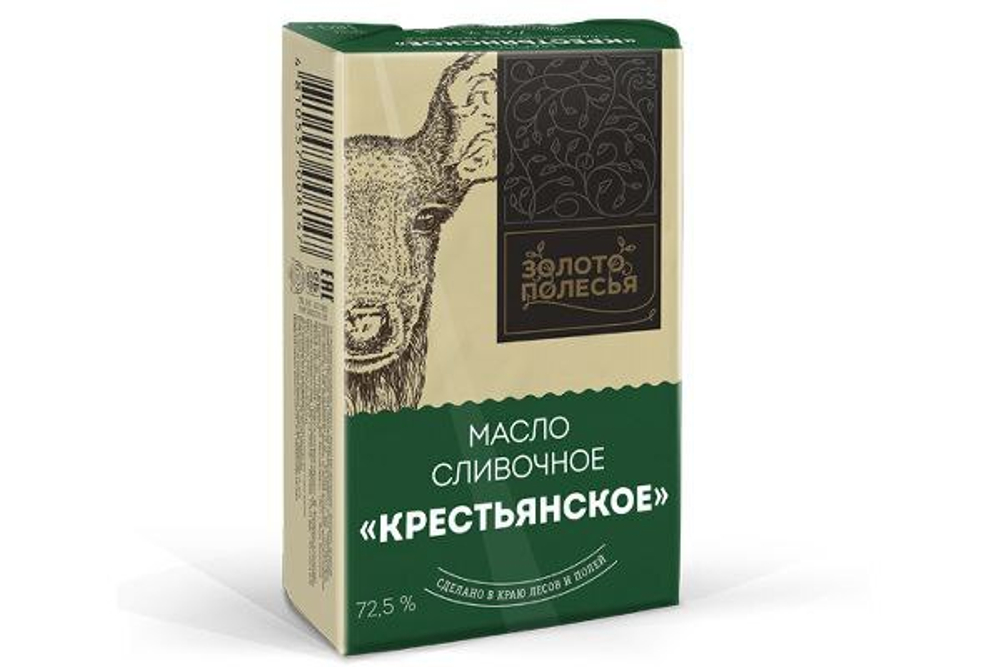 Масло сливочное крестьянское 72,5%