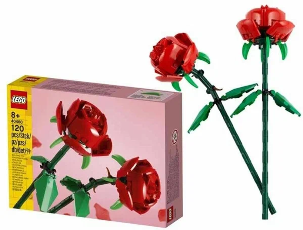 LEGO 40460 Розы — коллекционный цветочный набор LEGO Botanical