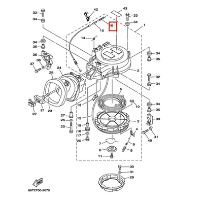 Пружина (F15-01.07.00.05; 66T-15731) (PREMARINE)