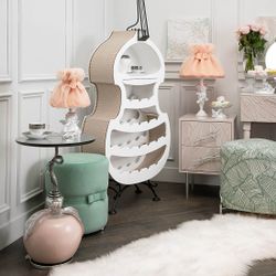 Тумба Арт Колор leaves Стайл Сильвер Серый агат