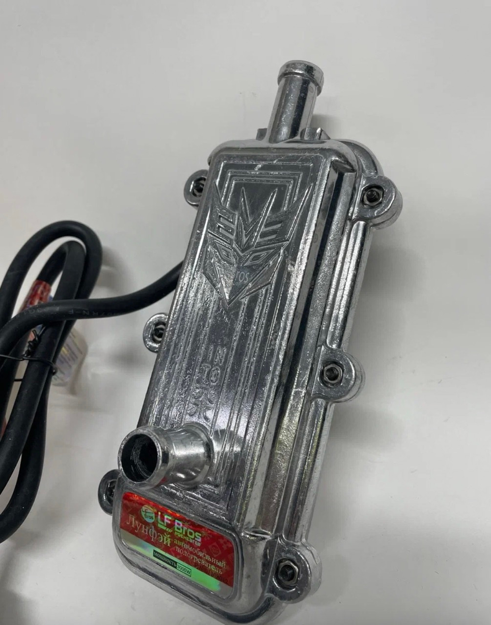 3 кВт / Предпусковой подогреватель двигателя LongFei (Лунфей) 220V 3000W, Десептикон, серебристый, TG (1 шт.)