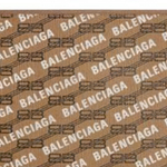 Balenciaga Cotton Clutch Medium Women"s Brown