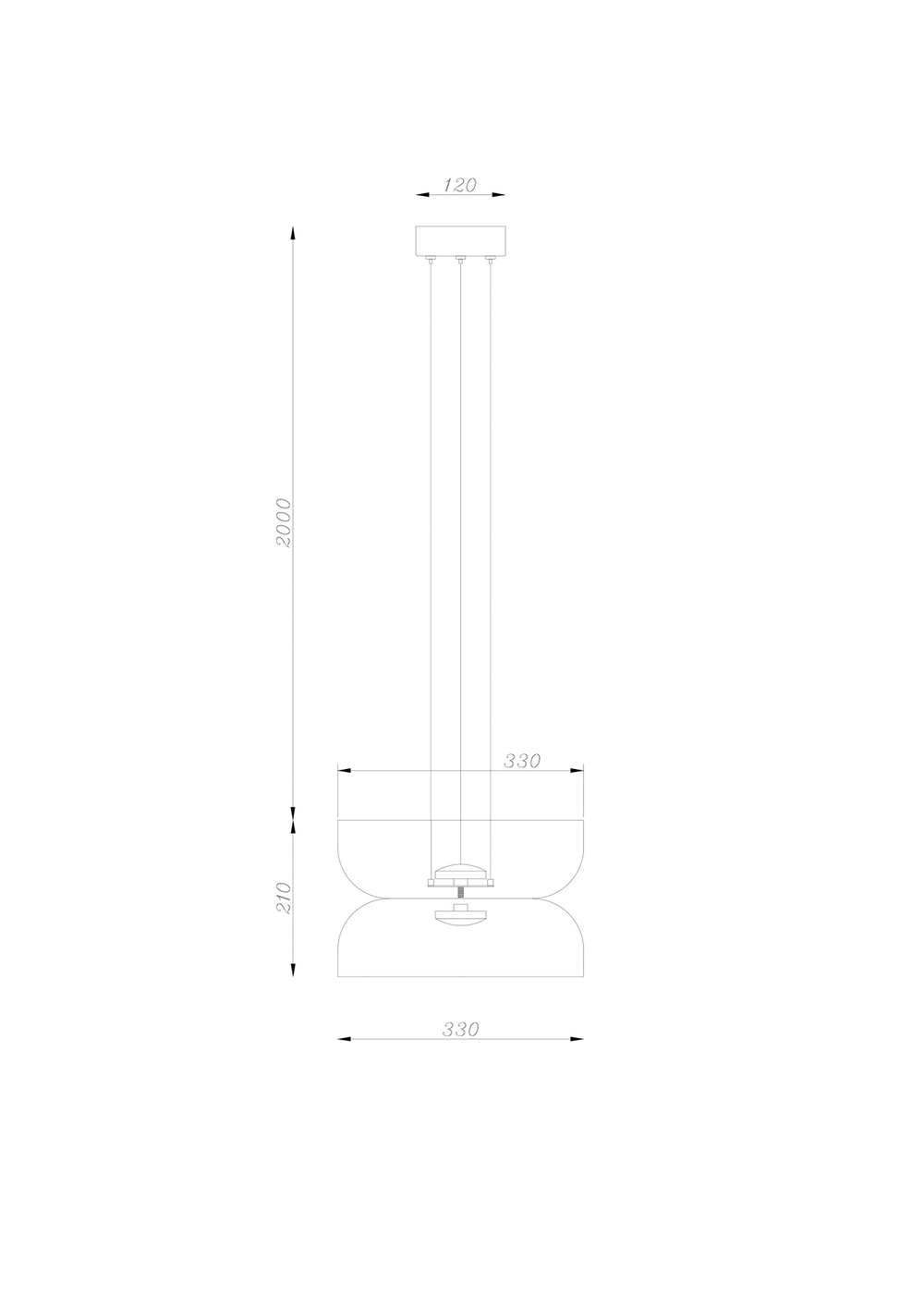 Подвесной светодиодный светильник Divinare OPAL 5246/33 SP-10