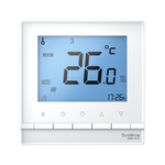 Термостат электронный AtlasDesign 16А для теплого пола с датчиком +5-+35град.C в сборе бел. SE ATN000138