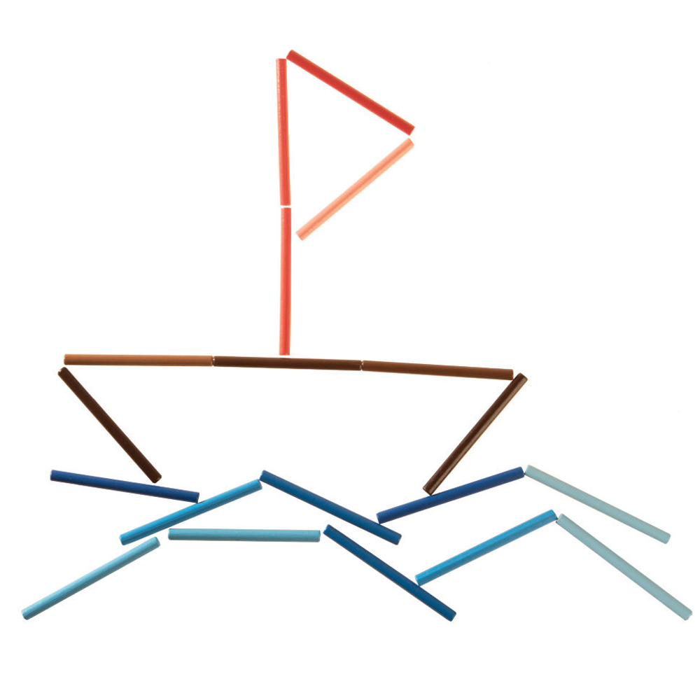 Счетные палочки в стаканчиках «Палитра», Леснушки