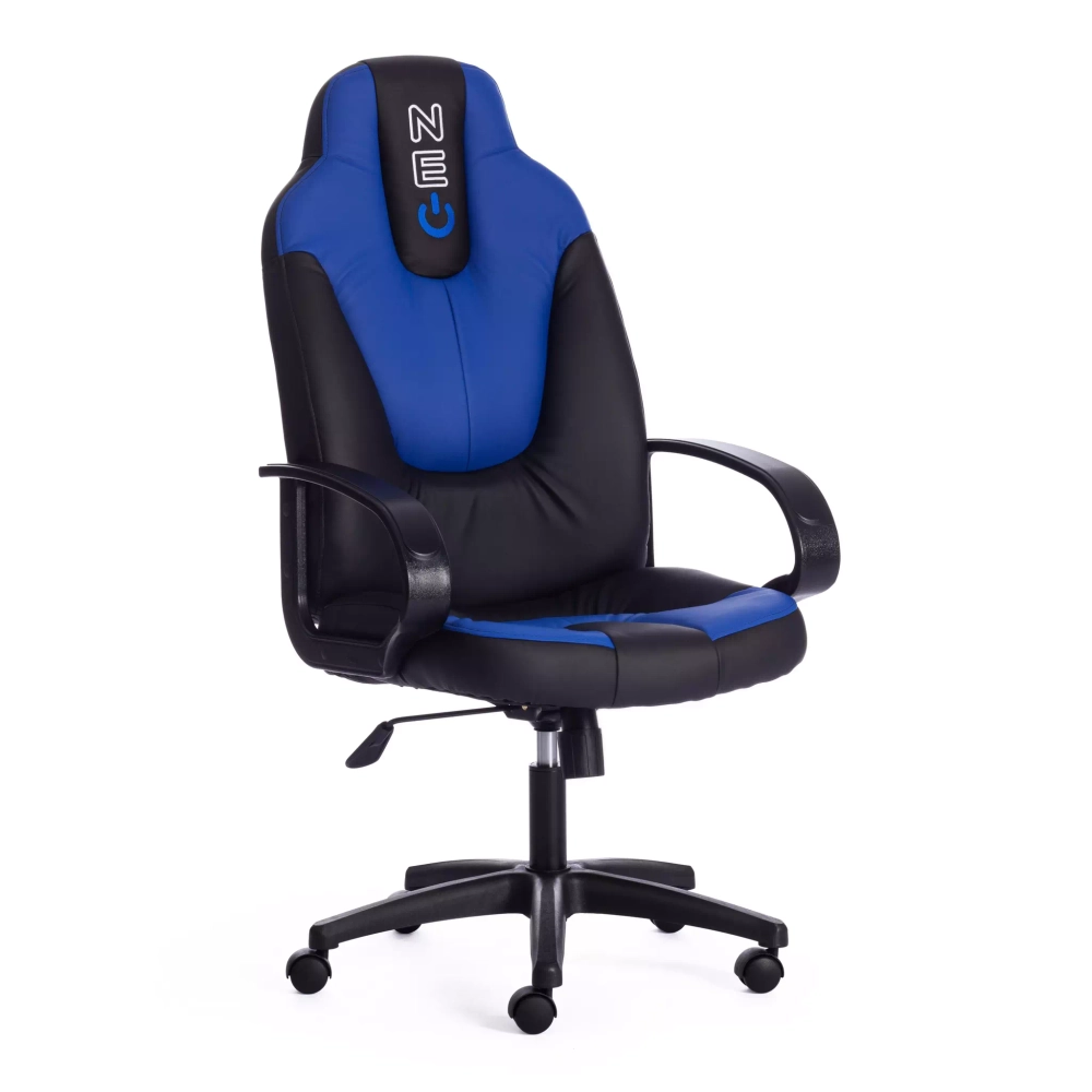 NEO-1 Кресло (кожзам черный/синий)
