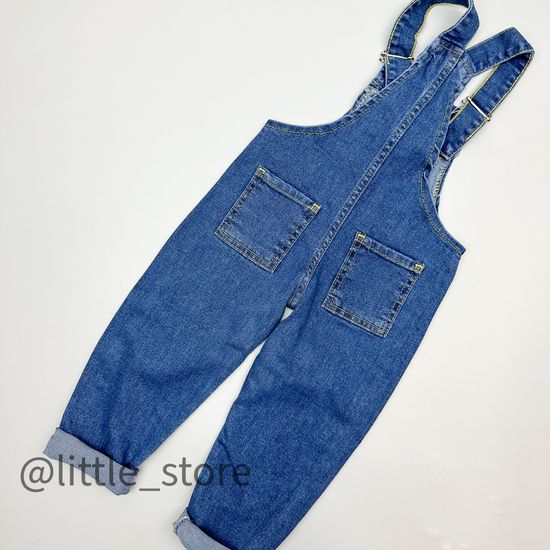 Полукомбинезон джинсовый, Синий