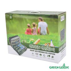 Набор для пикника Green Glade Т3653 18л / 42 предмета