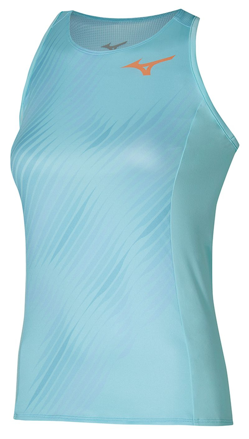 Топ теннисный Mizuno Printed Tank - tanager turquoise