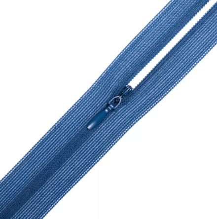 Молния н/р потайная, "Gamma"  / "BLITZ", 50 см, №214 синий