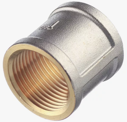 Муфта 1/2" лат/ник