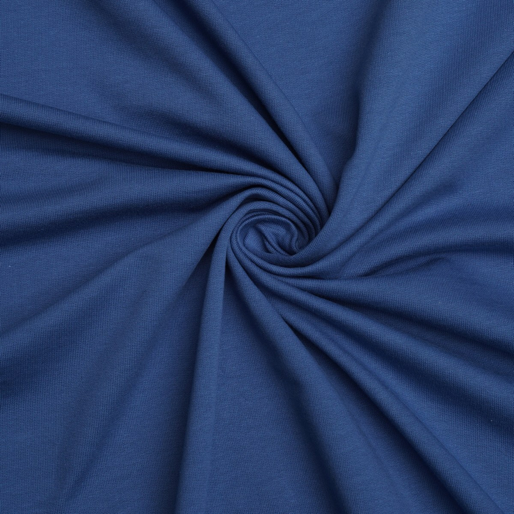 Футер 2-х нит., 100% хлопок, 220 гр/м2, джинсовый (13533)