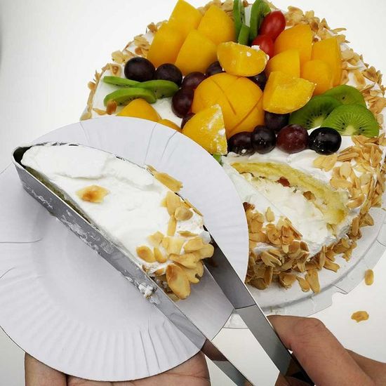 Нож разделитель для торта 24,5 см. Kamille КМ 5075 из нержавеющей стали