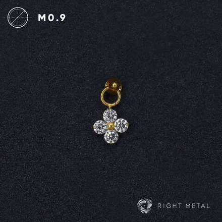 Pendant Fournity Crystal PVD Yellow